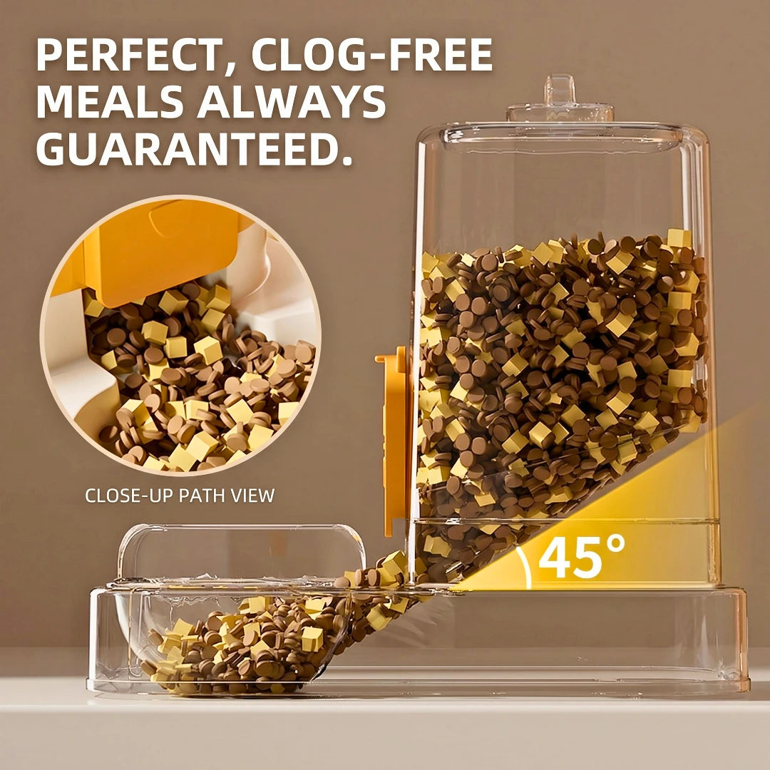 2 In 1 Automatic Pet Feeder And Water Dispenser
