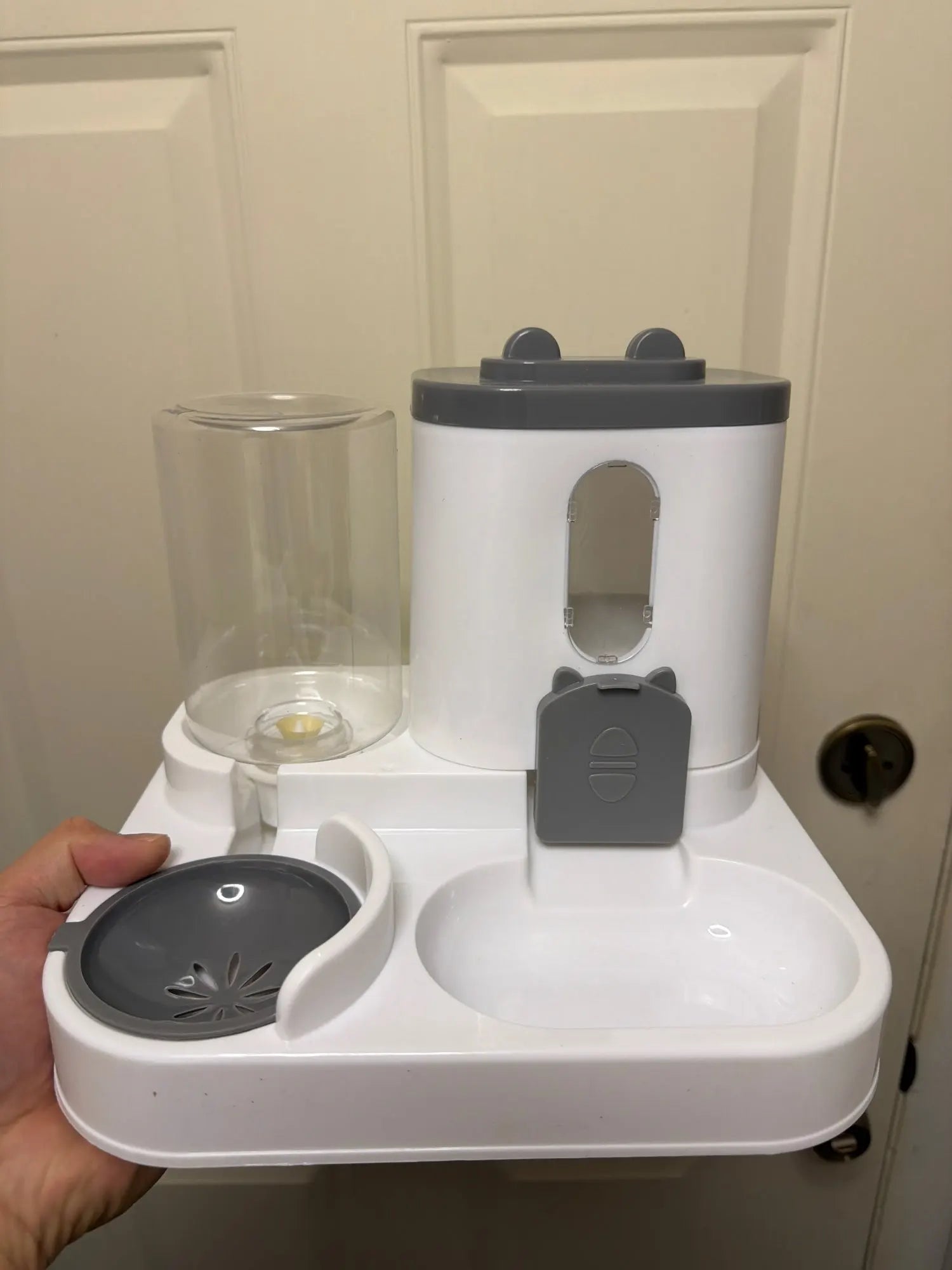 2 in 1 automatic pet feeder waterer