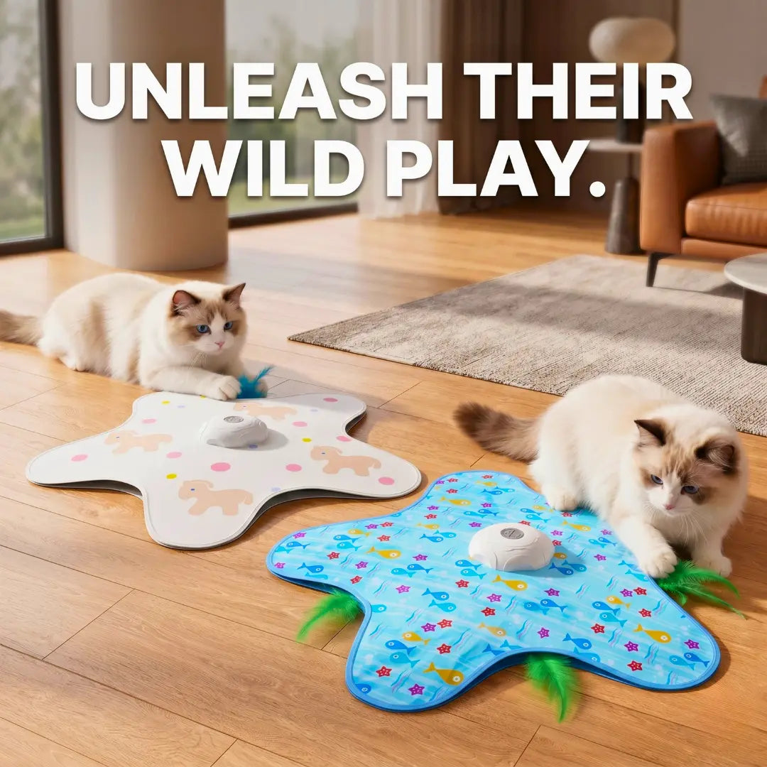 electronic moving cat toy
